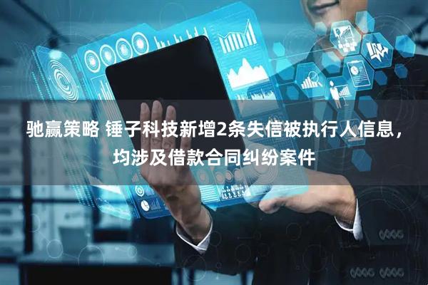 驰赢策略 锤子科技新增2条失信被执行人信息，均涉及借款合同纠纷案件