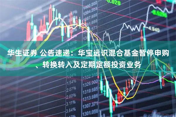 华生证券 公告速递：华宝远识混合基金暂停申购、转换转入及定期定额投资业务