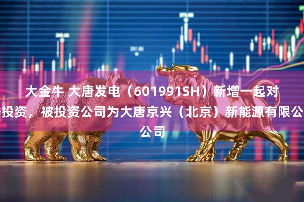 大金牛 大唐发电（601991SH）新增一起对外投资，被投资公司为大唐京兴（北京）新能源有限公司